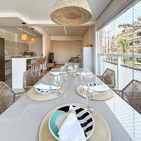 Apto Enseada Guarujá com Terraço Gourmet a 5 minutos da praia-3